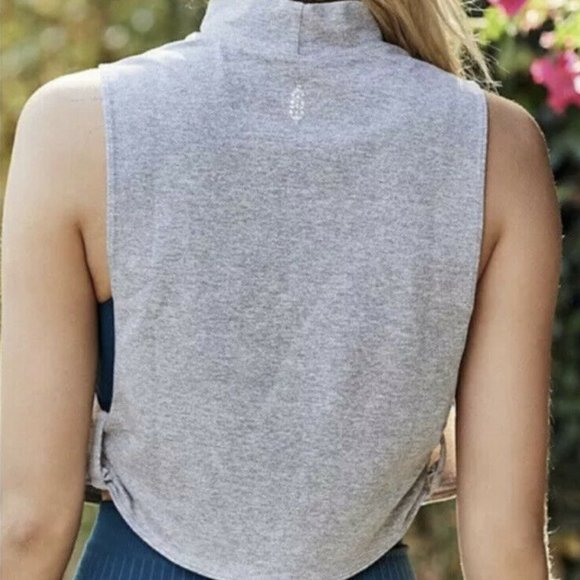 Free People Bright Lights Top Heather Grey XS - Picture 4 of 4